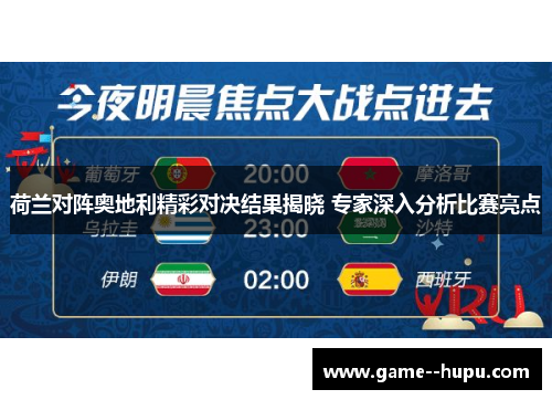 荷兰对阵奥地利精彩对决结果揭晓 专家深入分析比赛亮点 荷兰对阵奥地利精彩对决结果揭晓 专家深入分析比赛亮点